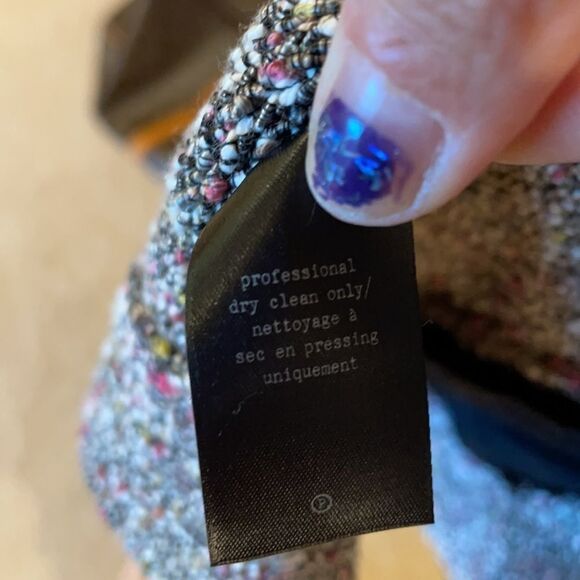 Rag and Bone Lory Knot Leather Trim Leather Jacket - Picture 9 of 13